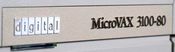 Digital MicroVAX 3100-80 Logo