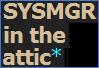 SYSMGR in the Attic Logo
